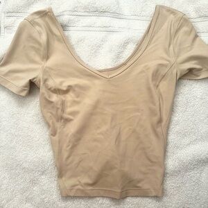 Lululemon Align V Neck Tan Women’s Top